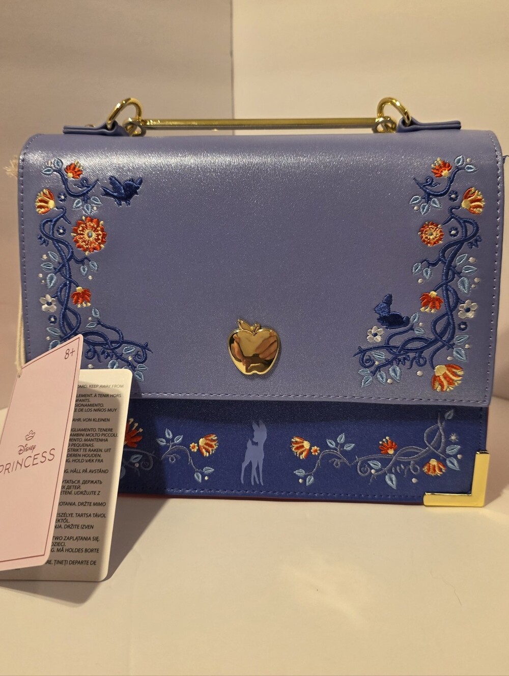 Loungefly Disney Snow White And The Seven Dwarfs Apple Handle Crossbody Bag